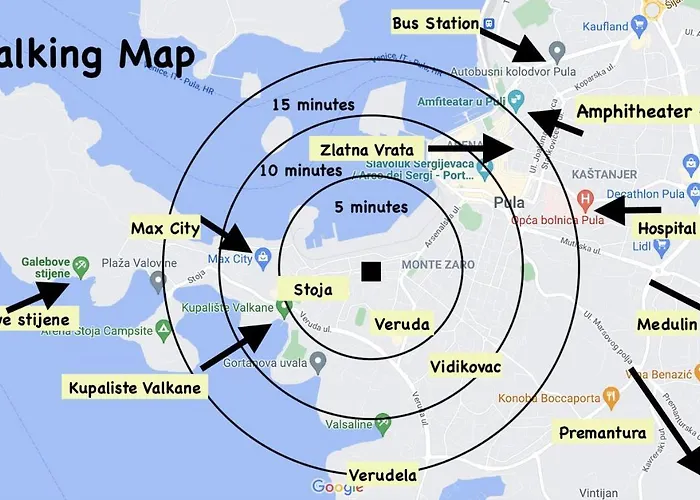 New Stylish & Modern Studio Apart - With Sea View Pula